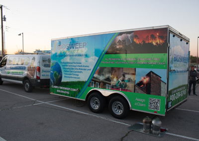 BioSweep Trailer Vinyl Graphic Design