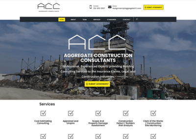 Aggregate Construction Consultants Website