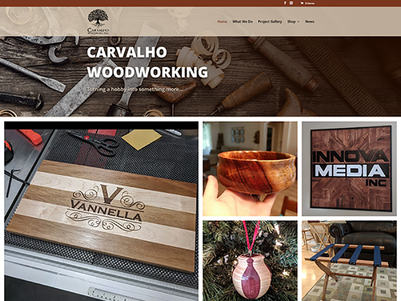 Carvalho Woodworking Website