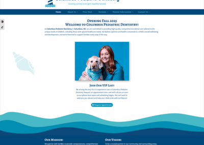 Columbus Pediatric Dentistry Website
