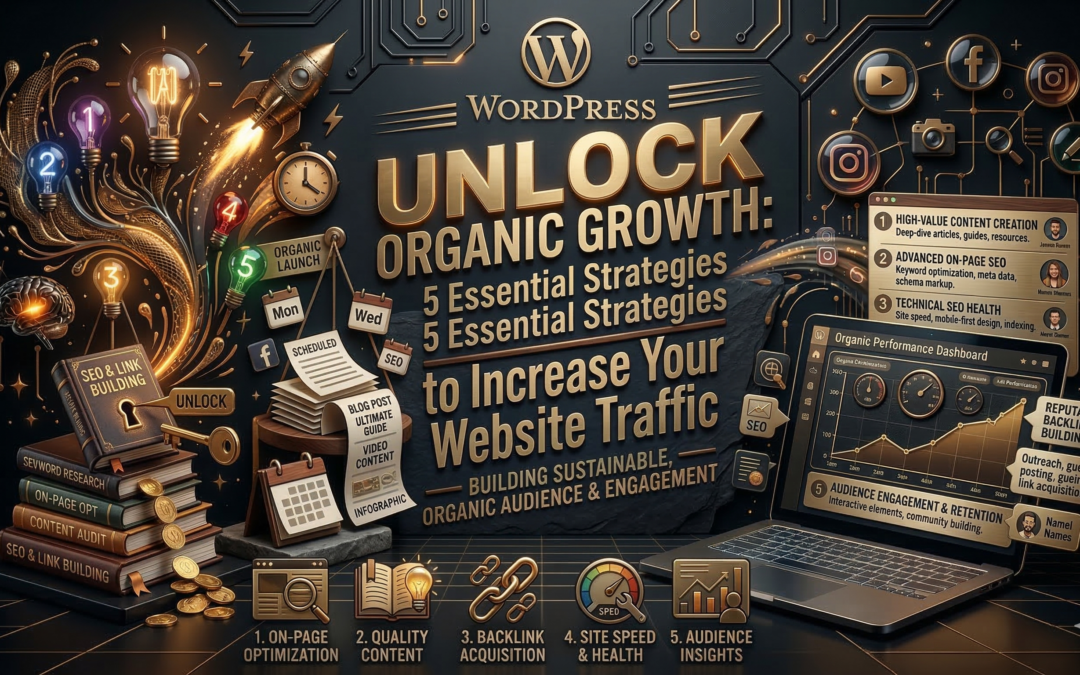 Unlock Organic Growth: 5 Essential Strategies to Increase Your Website Traffic