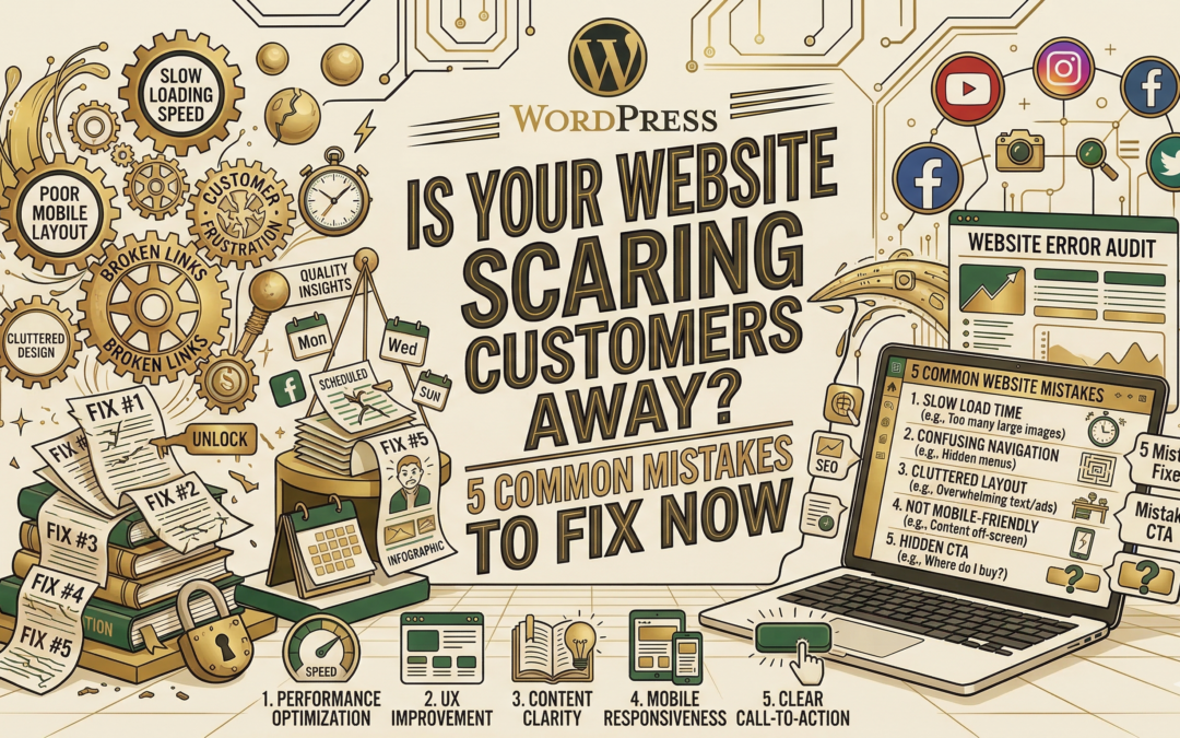 Is Your Website Scaring Customers Away? 5 Common Mistakes to Fix Now