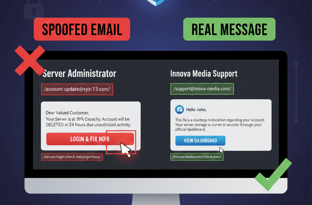 Don’t Get Hooked: How to Spot Phishing and Spoofed Server Alerts