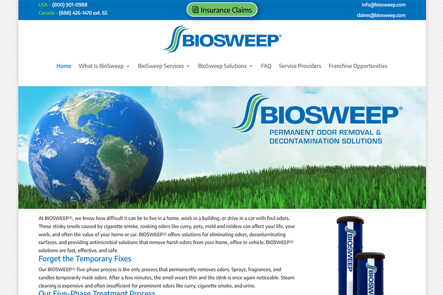 BioSweep Website